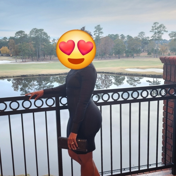 FashionNova High Neck Dress - Picture 3 of 3